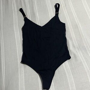 Babaton Black Adjustable Strap Top